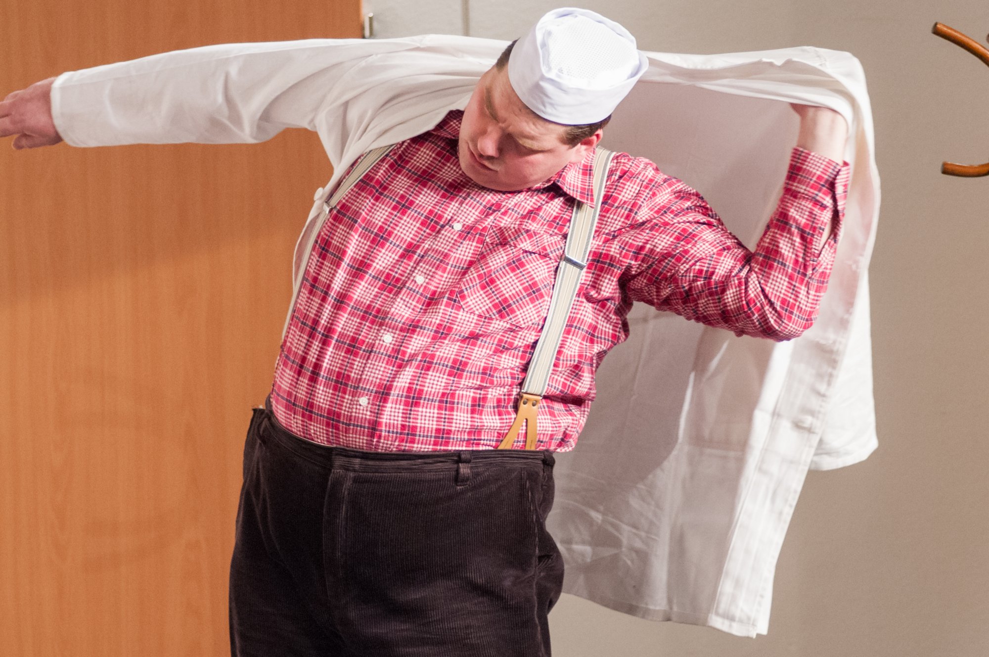 Dorfabend der Landjugend Oberrot zum 50. Jubiläum Theaterstück: Zwischenfall beim Bäcker Strehle. darsteller: Ingo Thalacker als Bäcker Strehle, Nicole Strohmaier als seine Frau, Alexander Nübel als Bäckergeselle Karle, Rebekka Fritz als Haushaltshilfe Christel und Moritz Wieland als fahrender Teppichhändler.