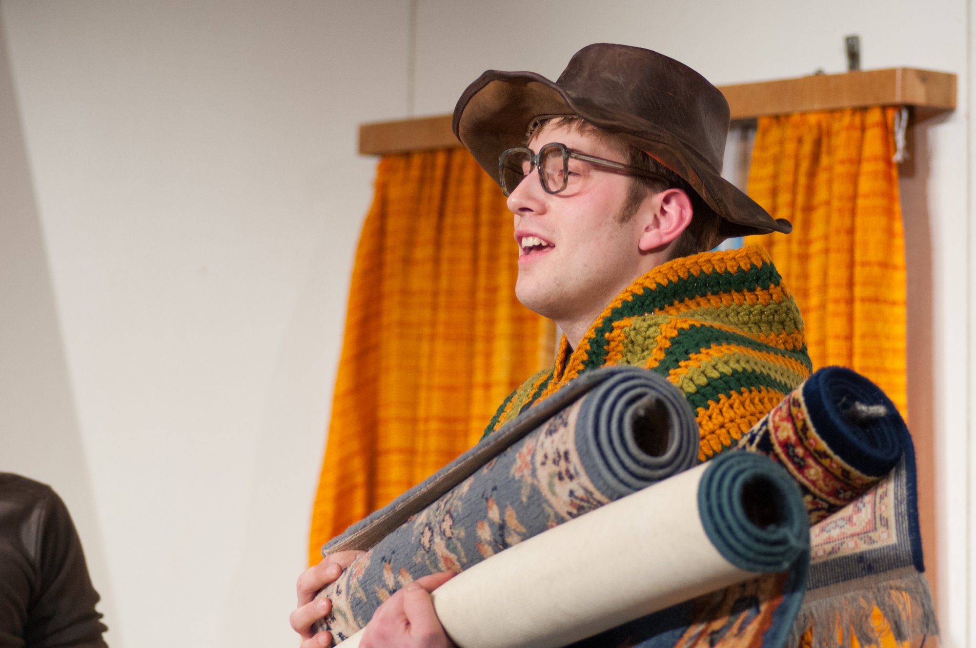 Dorfabend der Landjugend Oberrot zum 50. Jubiläum Theaterstück: Zwischenfall beim Bäcker Strehle. darsteller: Ingo Thalacker als Bäcker Strehle, Nicole Strohmaier als seine Frau, Alexander Nübel als Bäckergeselle Karle, Rebekka Fritz als Haushaltshilfe Christel und Moritz Wieland als fahrender Teppichhändler.