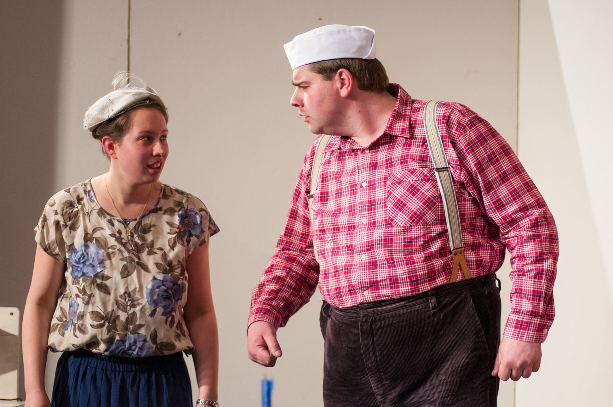Dorfabend der Landjugend Oberrot zum 50. Jubiläum Theaterstück: Zwischenfall beim Bäcker Strehle. darsteller: Ingo Thalacker als Bäcker Strehle, Nicole Strohmaier als seine Frau, Alexander Nübel als Bäckergeselle Karle, Rebekka Fritz als Haushaltshilfe Christel und Moritz Wieland als fahrender Teppichhändler.