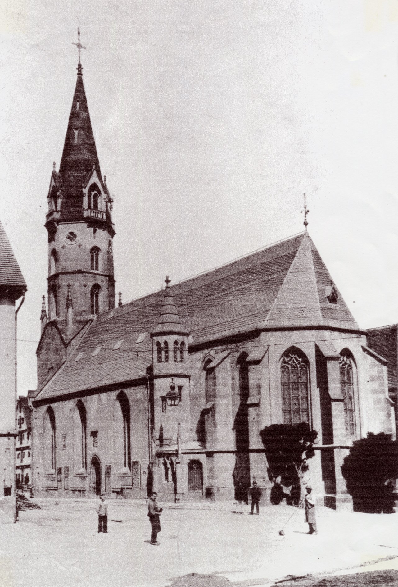 101_Presse_2007 Stadtkirche Gaildorf um 1920
