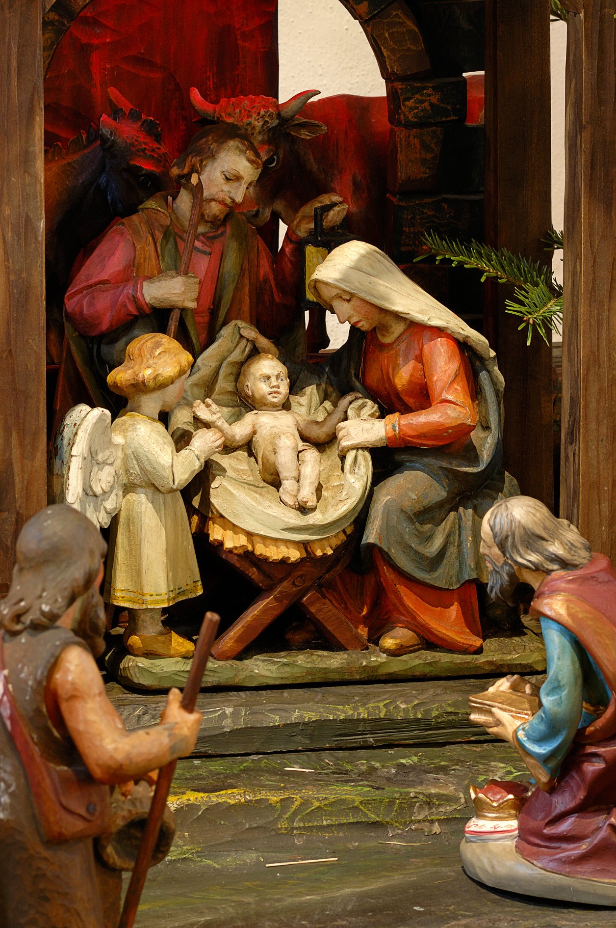 202_Presse_2007 St. Michael, Hausen. Weihnachtskrippe.