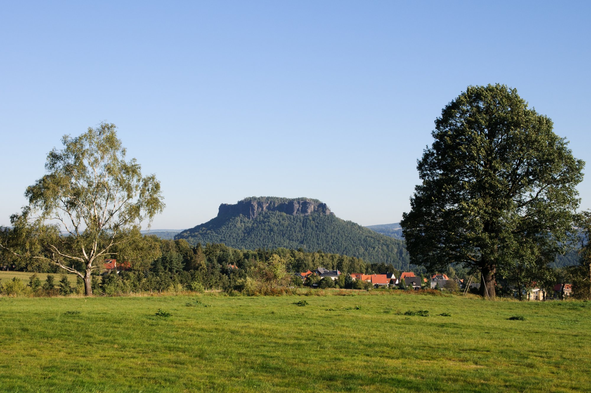 Gohrischstein und Papststein Wanderung vom Kurort Gohrisch über den Gohrischstein und den Pfaffenstein zurück nach Gohrisch.