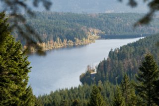 20081025_136 Blick auf die Schwarzbachtalsperre
